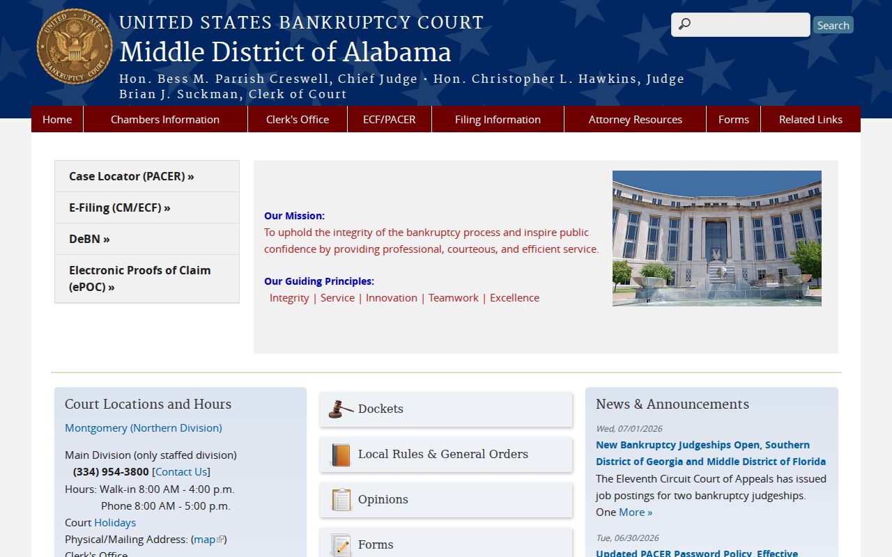 Dale County court records federal bankruptcy court source