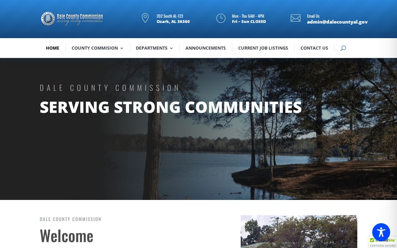 Dale County court records county commission contact source